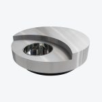 T.R.G. Revolving Coffee Table Silver