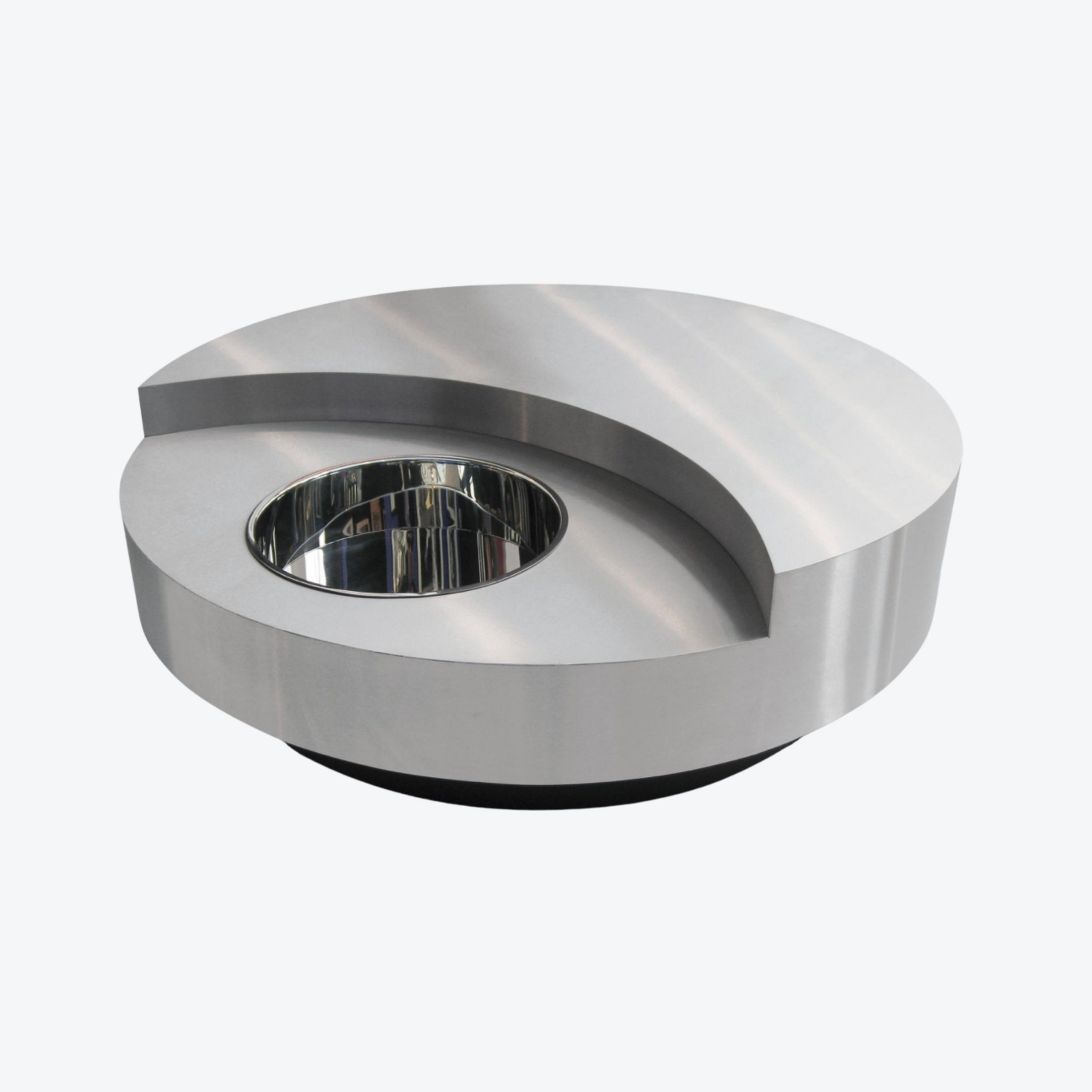 T.R.G. Revolving Coffee Table Silver