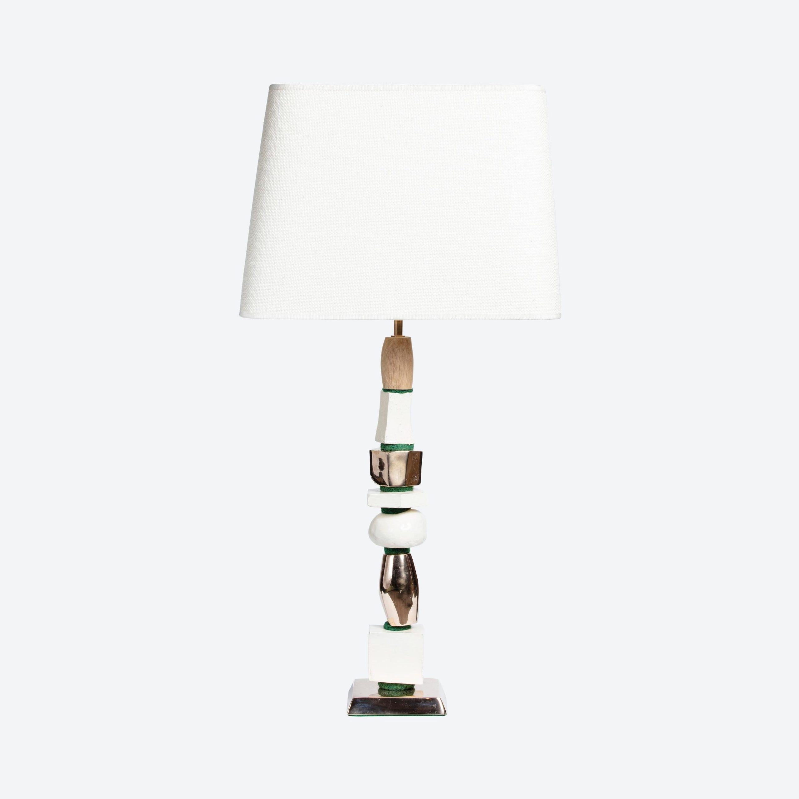 Off White Table Lamp
