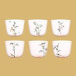 Set of 6 Garden of Paradise Crystal tumblers