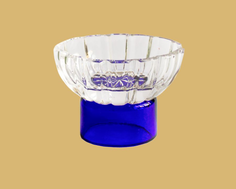 Diamantino Blue Salt Cellar