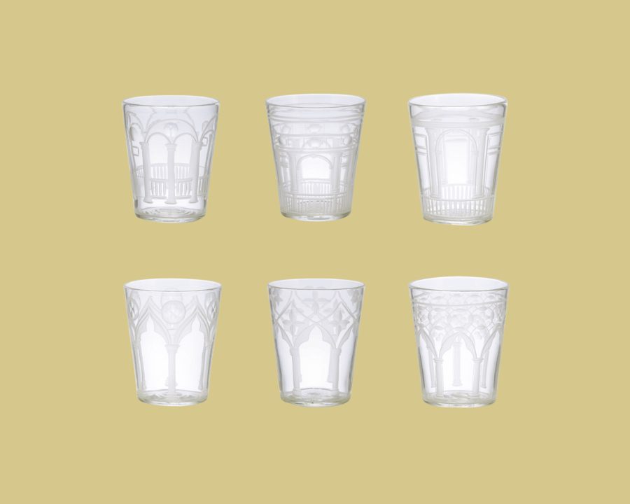 Set of 6 Crystal Glasses Palazzo