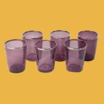 Set of 6 Vaso Light Amethyst Water Glasses