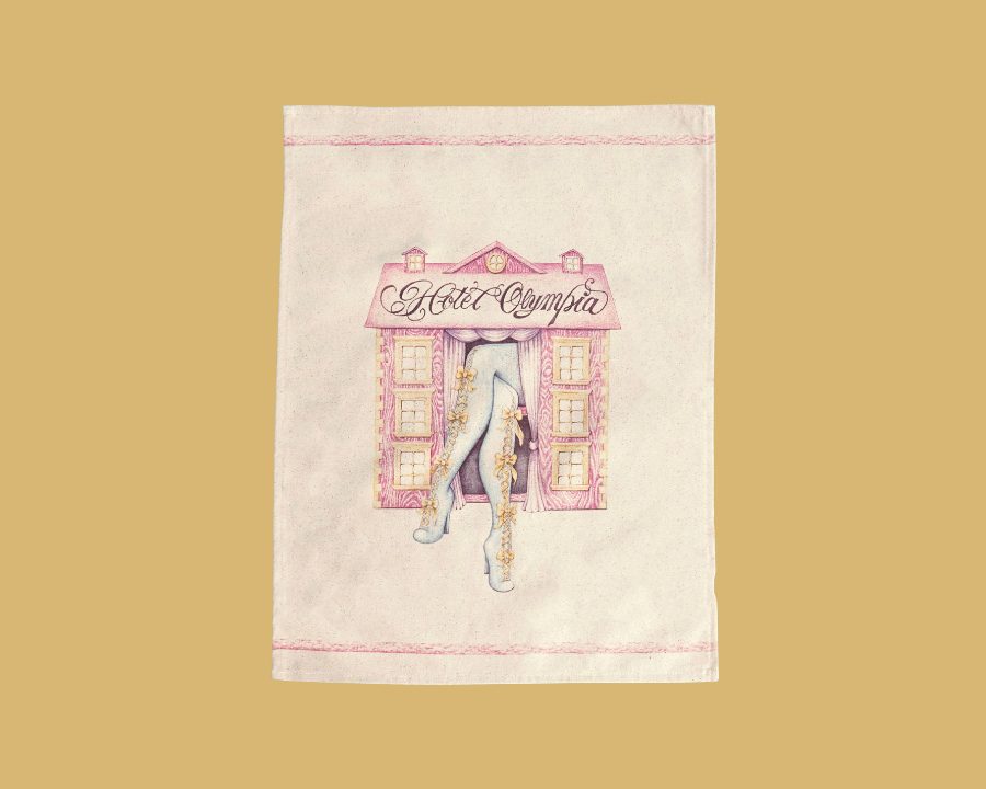 Hotel Logo Tea Towel