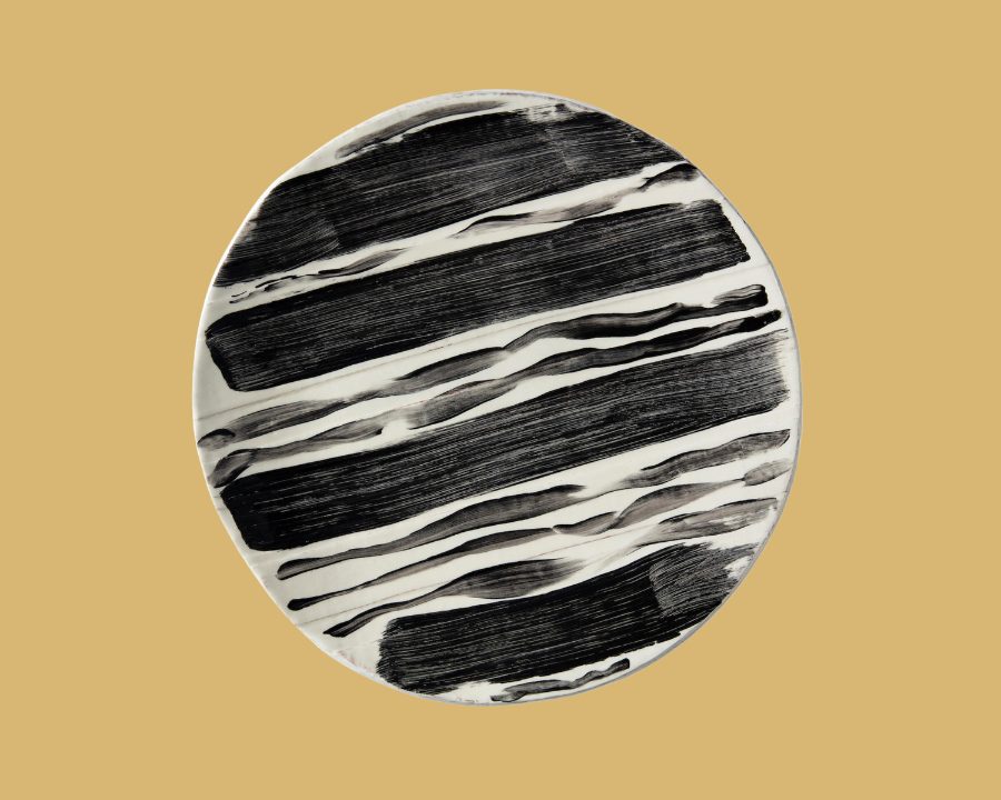 Ink Ceramic Plate