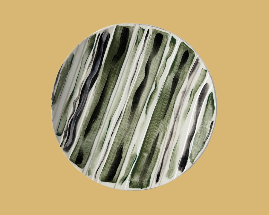 Olive Ceramic Plate