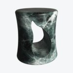 Wilson Green Marble Stool