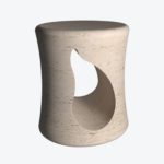 Wilson Travertine Stool