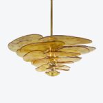 Lilypad Chandelier Amber