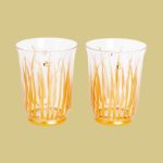 Set of 2 Candle Holders Gold
