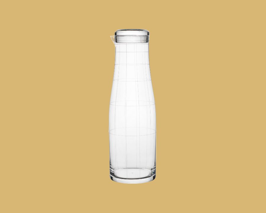 Pitcher With Stopper “Alphabet”