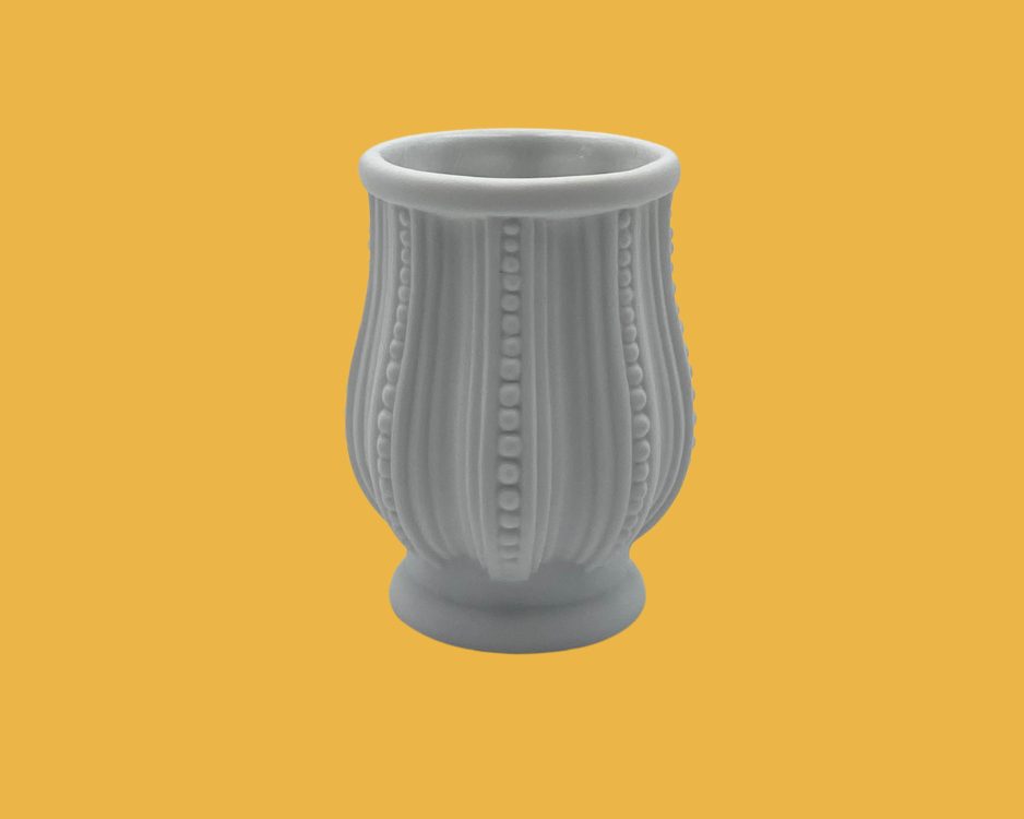 White Candleholder