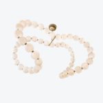 Courbes de Perles Chandelier
