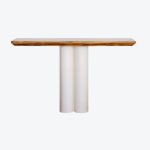Twin Console Wood Lacquer