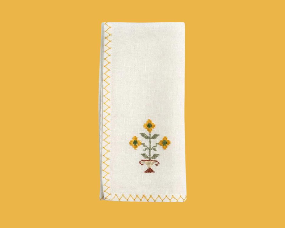 Bouquet Napkin Amber