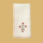 Serviette Bouquet Bois de Rose