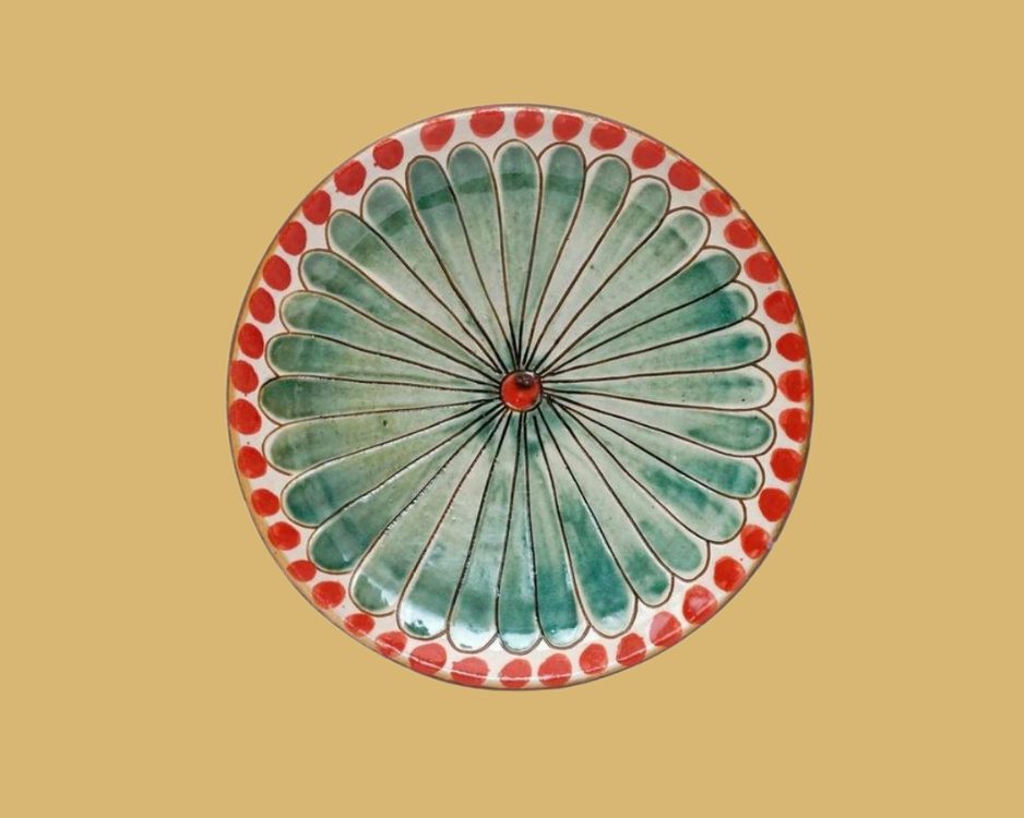 Dotty Daisy Dessert Plate