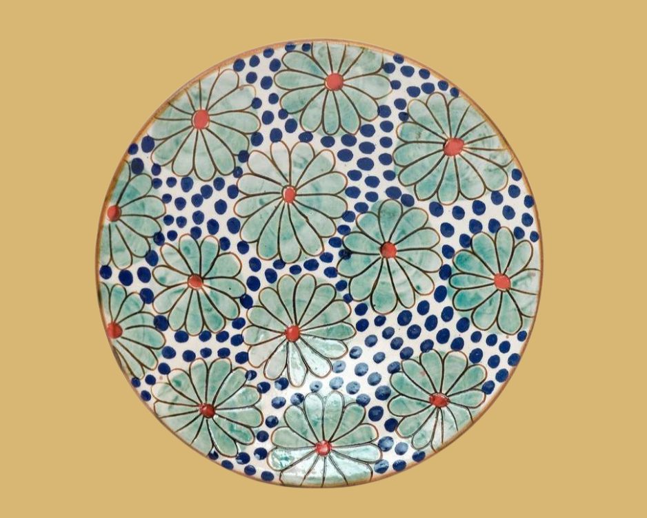 Dotty Daisy Plate