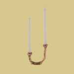 Alga Candle Holder Double