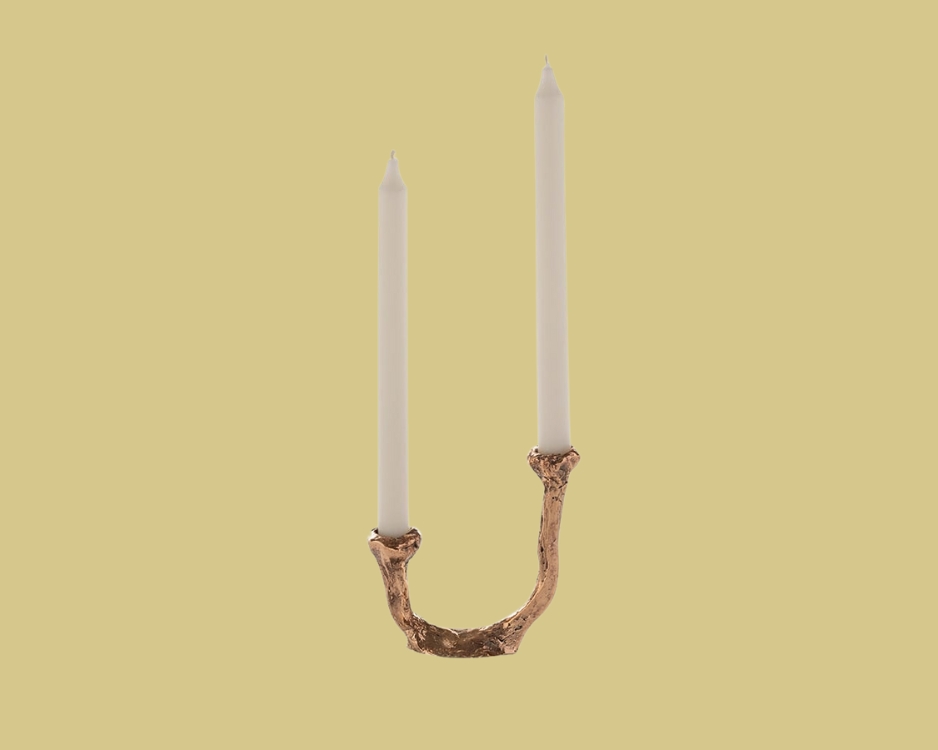 Alga Candle Holder Double