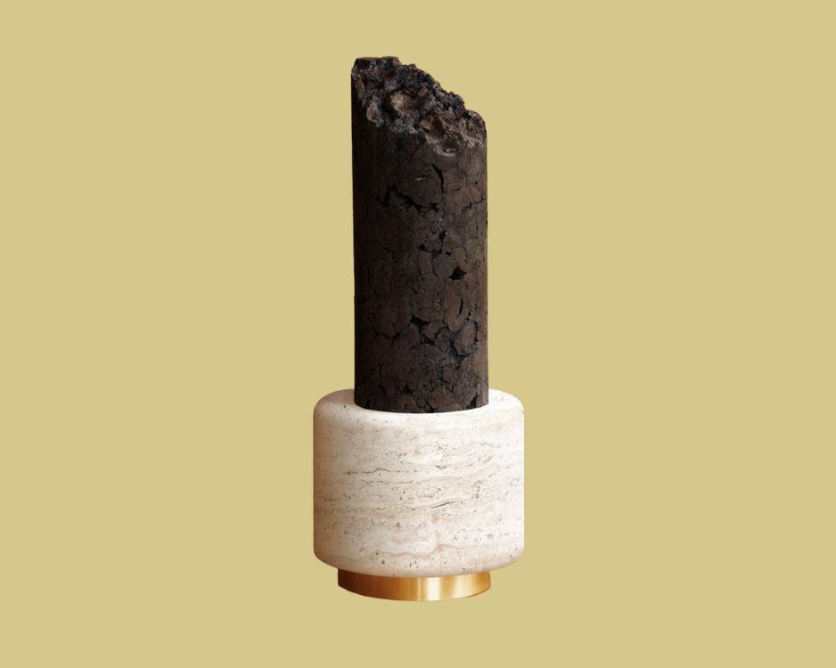 Olfactory Column Travertine x Sophie Dries
