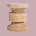 Barth Stool Travertine