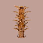 Spice Palm Candlestick Orange