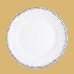 Assiette à Diner Bouclette Bleue