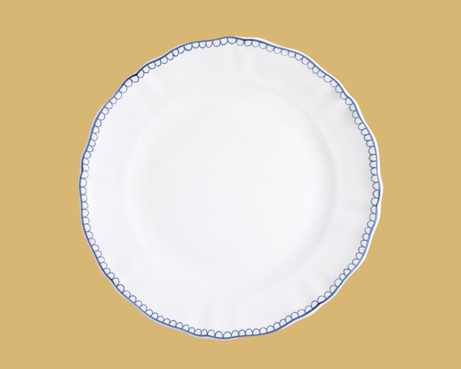 Bouclette Dinner Plate Blue