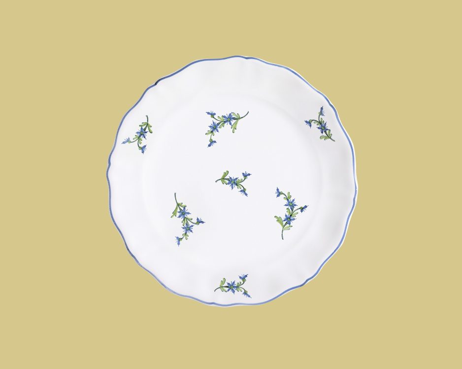 Les Bleuets Salad Plate Blue