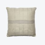 Woven Cushion Midnight Mademoiselle White
