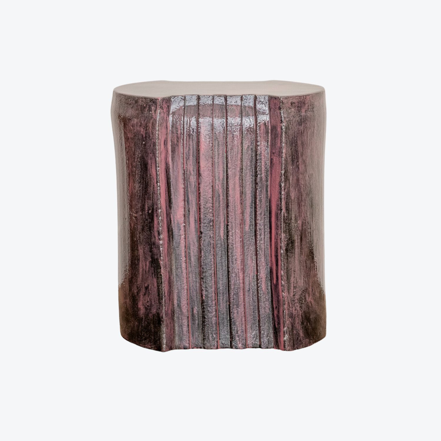 Tabouret en Résine Modèle 4 – Rose Fumée