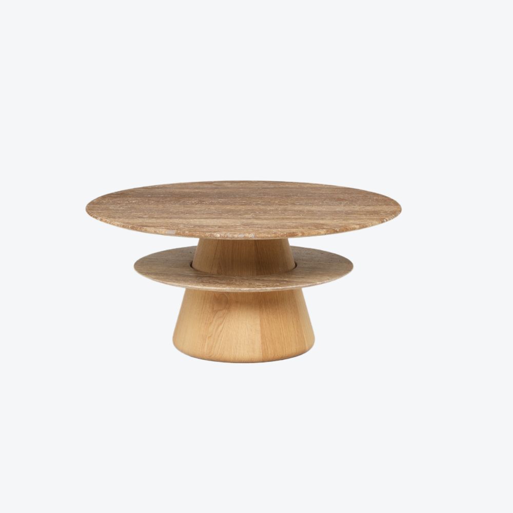 Pietra Round Table Travertine