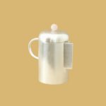 Cafetière simple en argent