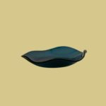 Petal Plate Indigo Small Transparent