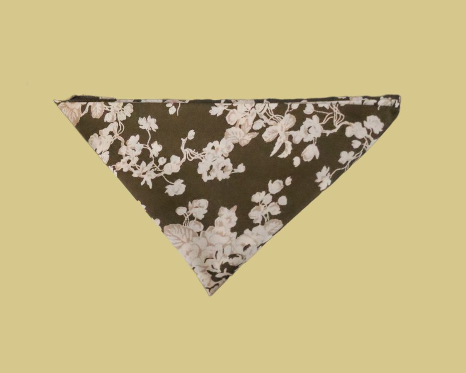 Set of 6 Bronze Flower Napkins