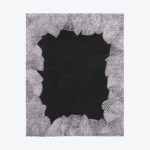 Tapis Oursin Noir et Gris