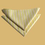 Set of 6 Napkins Yellow braid