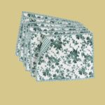 Set of 6 Olive Pompon Placemats