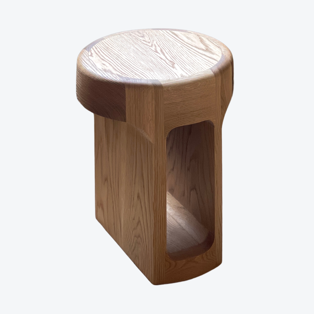 Bollard Side Table Oak