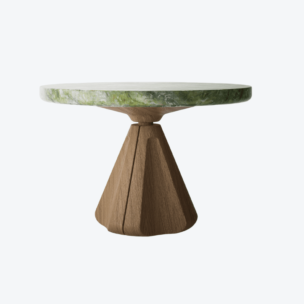 Udukkai Circular Table Marble