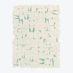 Équilibre Wool Rug White And Azur