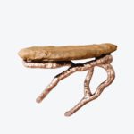 Console Murale Aux Arbres Or