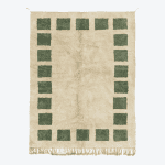 Boundaries Rug Natural & Green