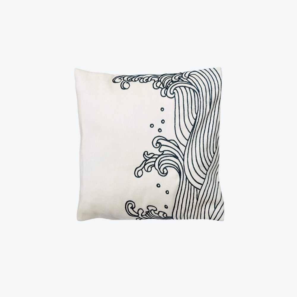 Coussin Vague Japonaise