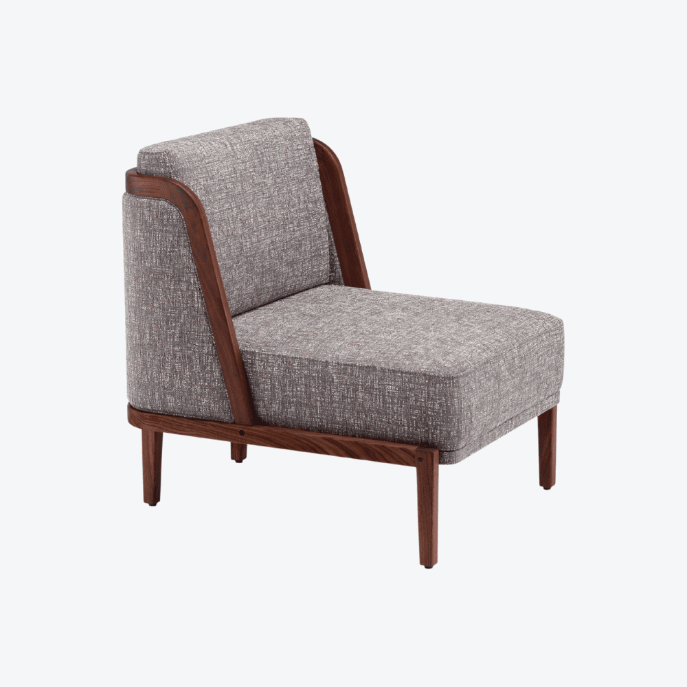 Fauteuil lounge Throne Tapissée