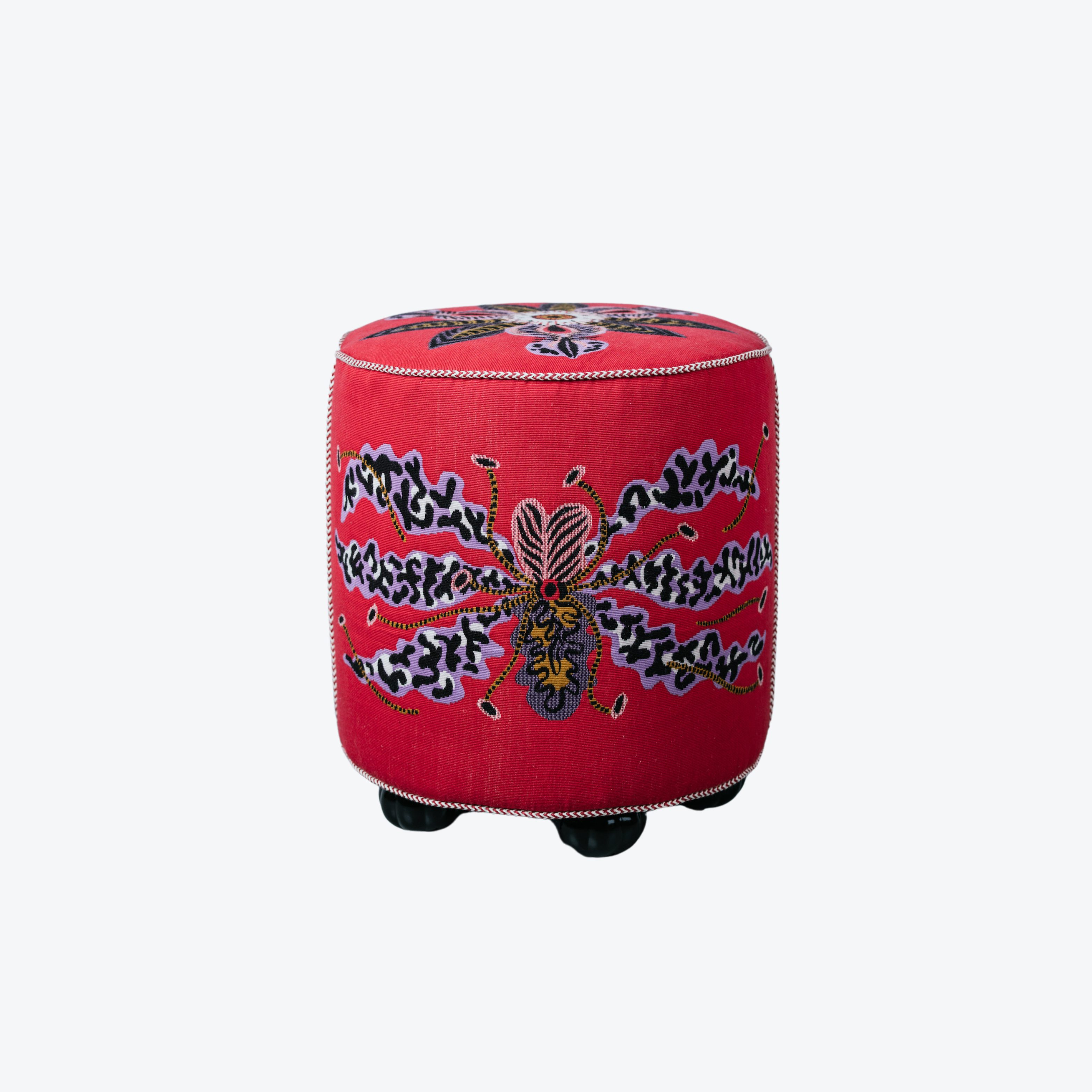 Eden Regularis Ottoman Small Red