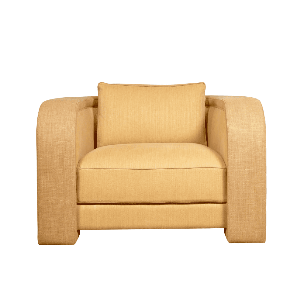 TheInvisibleCollection_Laclaux_Matcha_Armchair_curry_face