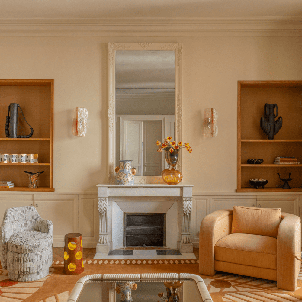 TheInvisibleCollection_Laclaux_Matcha_Armchair_curry_insitu