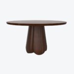 Dress Up Round Table Wood
